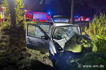 Von der Fahrbahn abgekommen: Zwei Verletzte nach Unfall