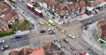 Air ambulance called to motorbike crash on Dagenham Heathway