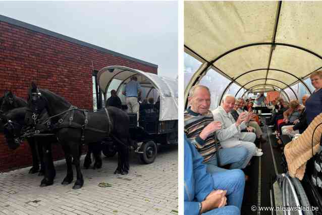Dagverzorgingscentrum De Sprankel viert 20ste verjaardag met huifkartocht