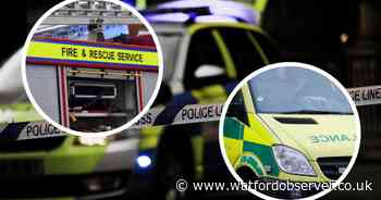 Two hospitalised in crash that shut roads for hours