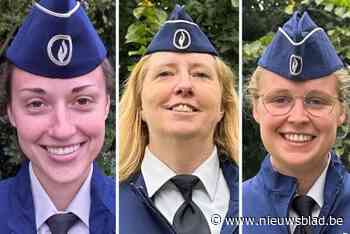 Justine, Els en Axelle nieuwe wijkinspecteurs