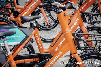 Inwoners Sint-Katelijne-Waver kunnen deelfietsen Donkey Republic gratis uittesten tijdens Week van de Mobiliteit.