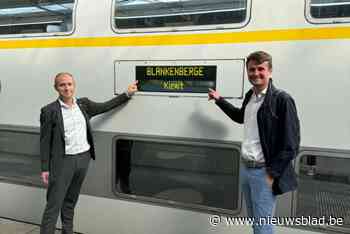 Burgemeester Dries haalt verhaal bij NMBS: “Mogelijk twee rechtstreekse avondtreinen van Blankenberge naar Genk gered”