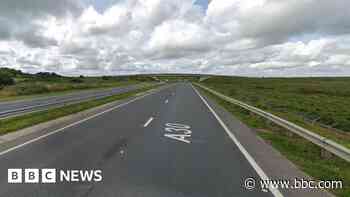 Boat and trailer fire tackled by crews on A30