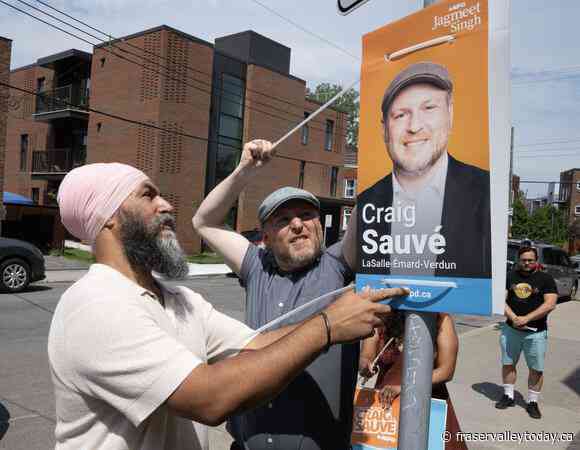 NDP defends Montreal byelection flyer with Palestinian flag, ‘genocide’ accusation