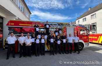 FW-EN: Erfolgreiche Grundausbildung - Neue Einsatzkräfte für die Feuerwehr