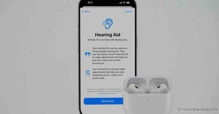 The AirPods Pro 2 will soon double as hearing aids