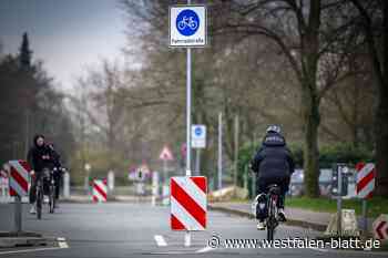 Fahrradstraße: Sperren sollen bleiben, wo sie sind