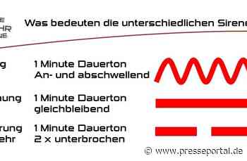 FW-WRN: Bundesweiter Warntag am 12. September 2024