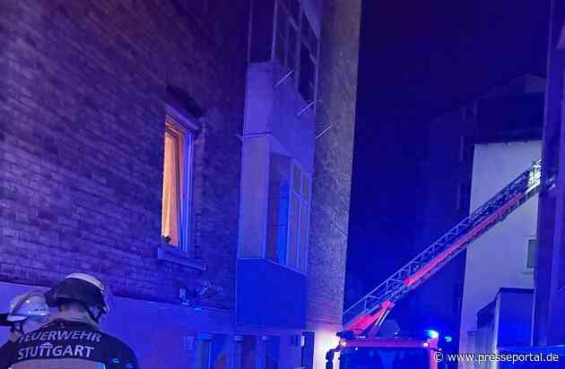 FW Stuttgart: -Akku brennt auf Balkon -Feuerwehr verhindert durch schnelles Eingreifen Ausbreitung auf weitere Wohnungen
