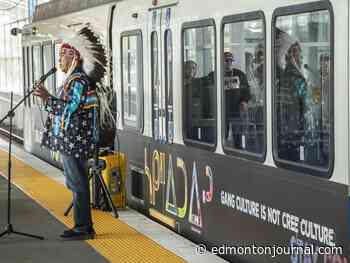 Maskwacis anti-gang and gun violence LRT unveiled at Clareview