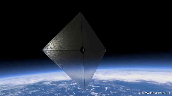 Solar Sail powered spacecraft visible over London – if weather permits