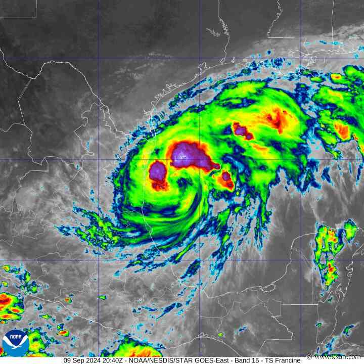 Texas leaders urge caution as Francine strengthens in the Gulf