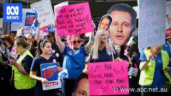 NSW premier says nurse union's demands can't be met as thousands strike