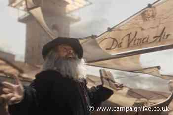 Amazon Business ad helps Leonardo Da Vinci stay on track with his inventions