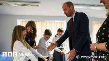 William visits Wales after Kate cancer update