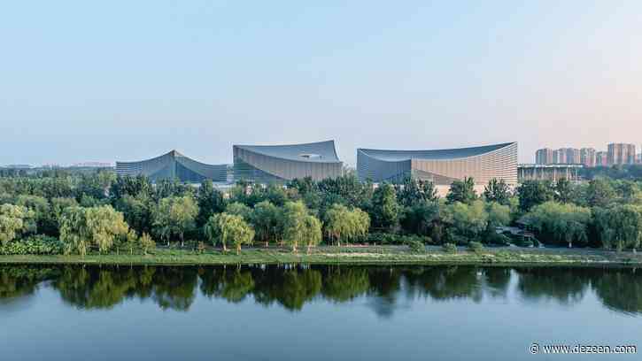 Swooping roofs of Beijing Art Centre evoke the site's granary history