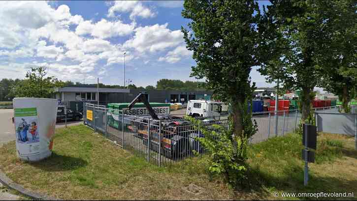 Almere - Recyclingperron Almere Buiten drie weken gesloten vanwege werkzaamheden