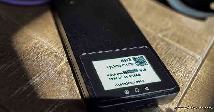 This Iodyne is the most gadgety portable SSD ever devised