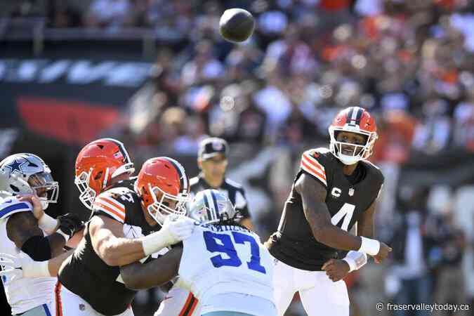 NFL investigating lawsuit filed against Browns quarterback Deshaun Watson, accused of sexual assault