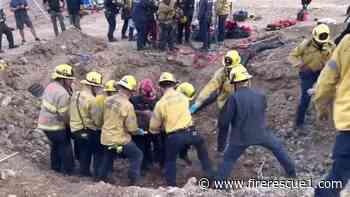 Watch: Calif. firefighters use PD robots to find man trapped in 36-inch drain pipe