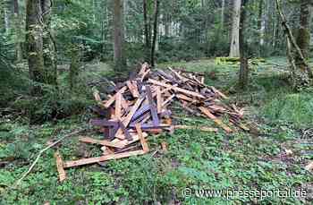 POL-PDTR: Illegale Müllentsorgung von Holzpaneelen