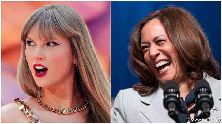 Taylor Swift endorses Harris