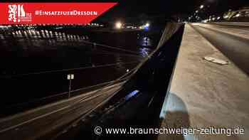 Brücke in Dresden teilweise eingestürzt