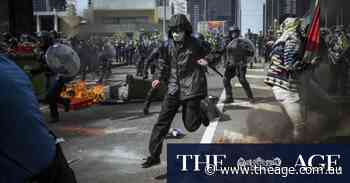 In pictures: Land Forces protests in Melbourne