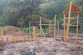 Spielplatz im Willebadessener Wildgehege nimmt Formen an