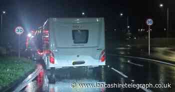 Stolen caravan tracked down within minutes of being stolen