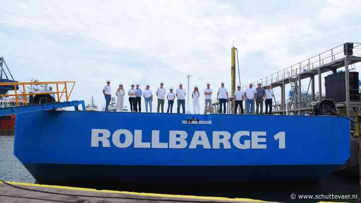 ASL-werf levert versterkte ponton RollBarge 1 op aan Roll Group