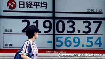 Börsen in Asien: Aktien in Asien geben deutlich nach
