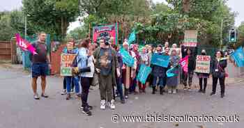 Protests seen outside special school which shuts for second day