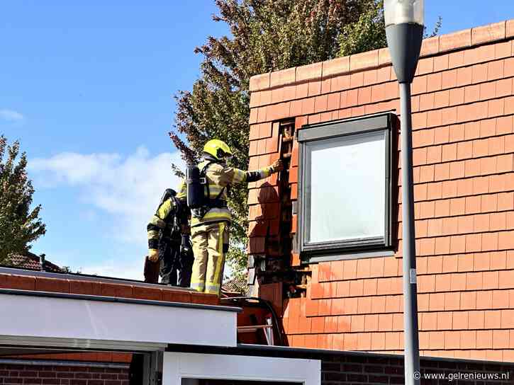 Brand ontstaan tijdens werkzaamheden, snel onder controle