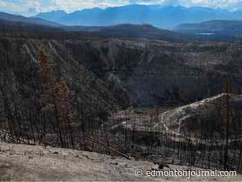 Jasper's Maligne Canyon left battered and burned