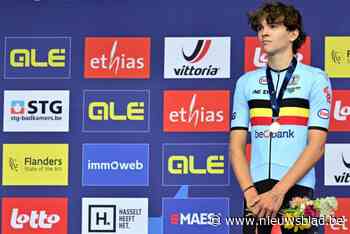 Vreugde en verdriet in Belgisch juniorenkamp: EK-zilver voor Jasper Schoofs, val en opgave voor Aldo Taillieu