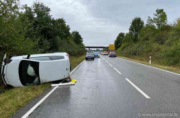 POL-PDNW: Pkw kommt ins Schleudern - zwei Personen bei Verkehrsunfall verletzt