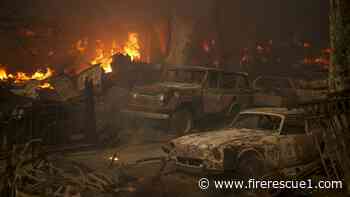 Firefighters face 'hellish' scene as Calif. wildfire rages towards community