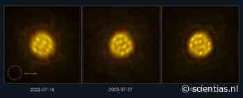 Voor het eerst is een ster zo in detail vastgelegd dat het borrelende oppervlak te zien is