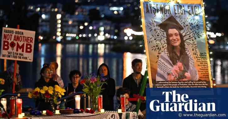 ‘So many similarities’: Rachel Corrie’s parents call for inquiry into death of Ayşenur Ezgi Eygi