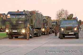 Vermehrt Militärkonvois auf den Straßen in Ostwestfalen-Lippe unterwegs