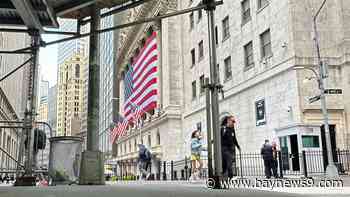 Wall Street mostly slips as traders pare forecasts for rate cuts