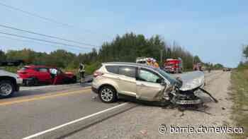 Highway 12 multi-vehicle crash sends 1 person to hospital