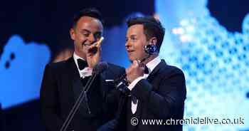 Ant McPartlin dedicates National Television Award to Newcastle's Eddie Howe after Presenter win