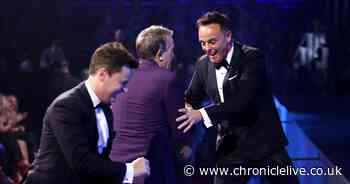 Bradley Walsh 'invades' National Television Awards to launch X-rated Ant and Dec rant