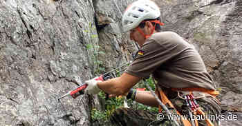 Fischer Schwerlastanker sichern den Klettergarten Mägdeberg im Hegau