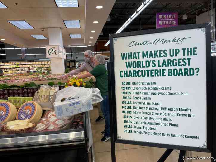Central Market officially declared to have 'largest charcuterie board in the world'