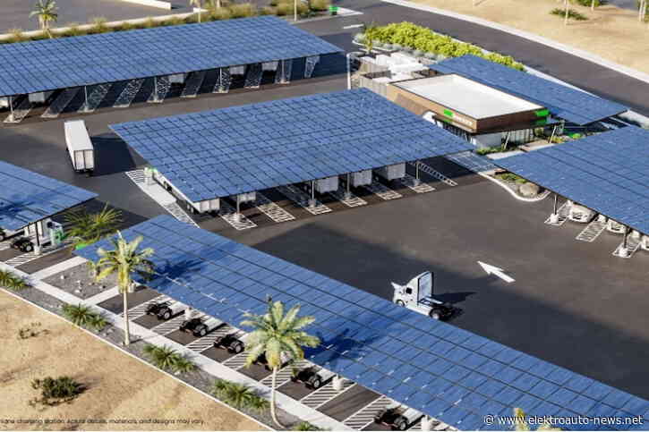 Daimler Truck: Greenlane baut ersten Ladepark für E-Lkw in USA