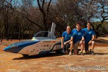 Vorig jaar werden ze nog wereldkampioen, nu vlammen studenten Jonas, Julien en Louis met hun zonnewagen door Zuid-Afrika: “Dit willen we winnen”